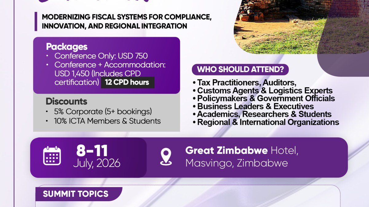 Zimbabwe Tax & Customs Transformation Summit 2026